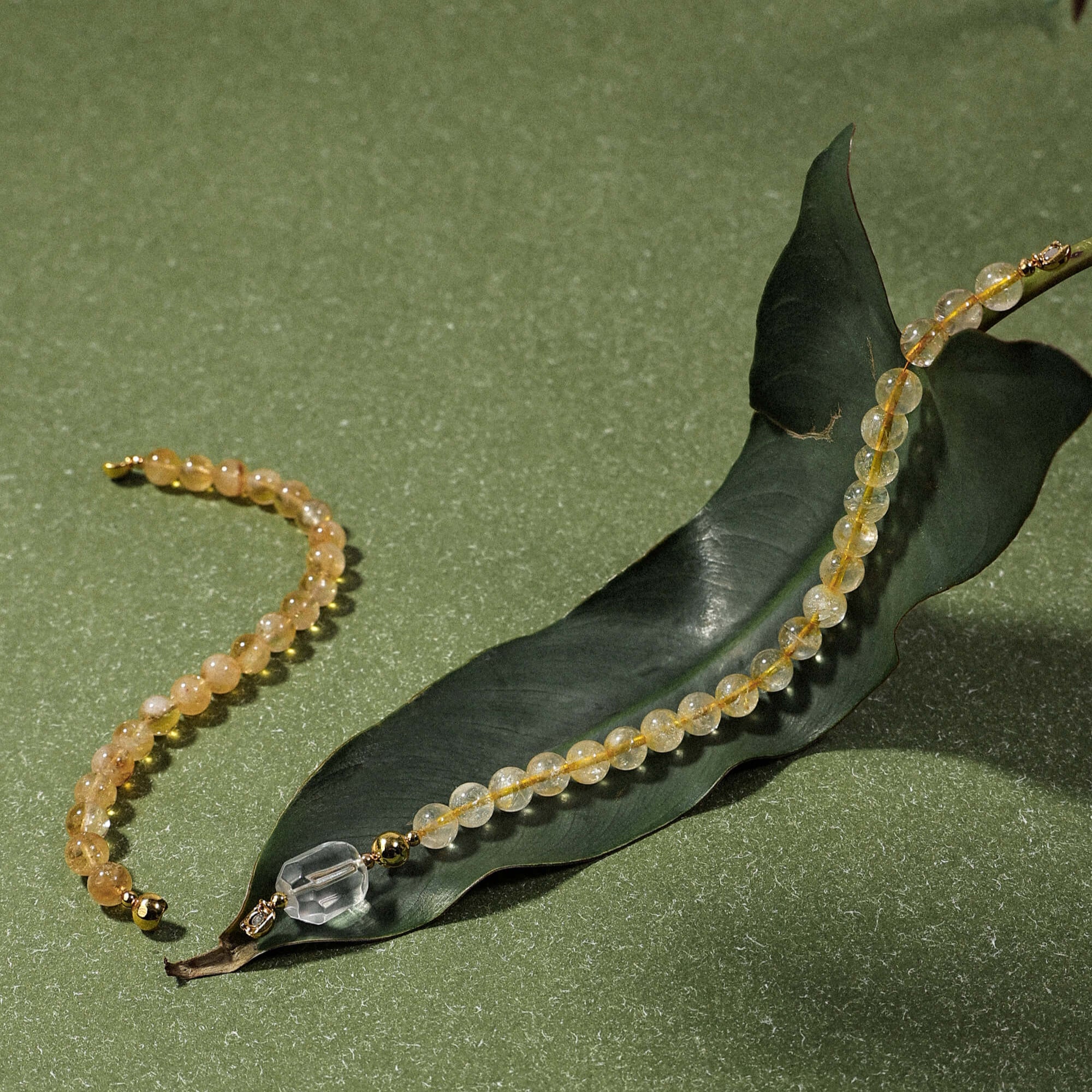 Magnetic Clasp Citrine Necklace