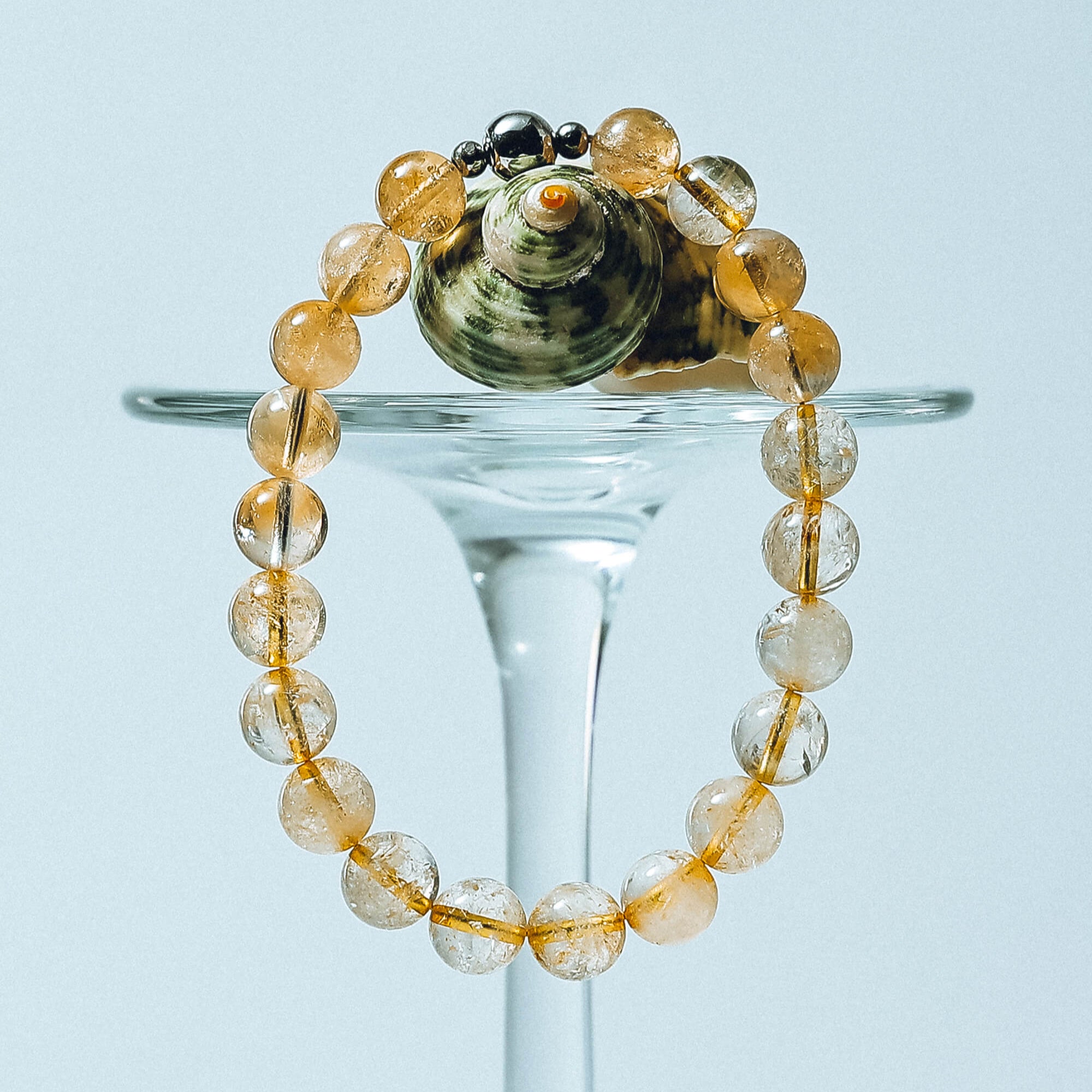 Magnetic Clasp Citrine Bracelet