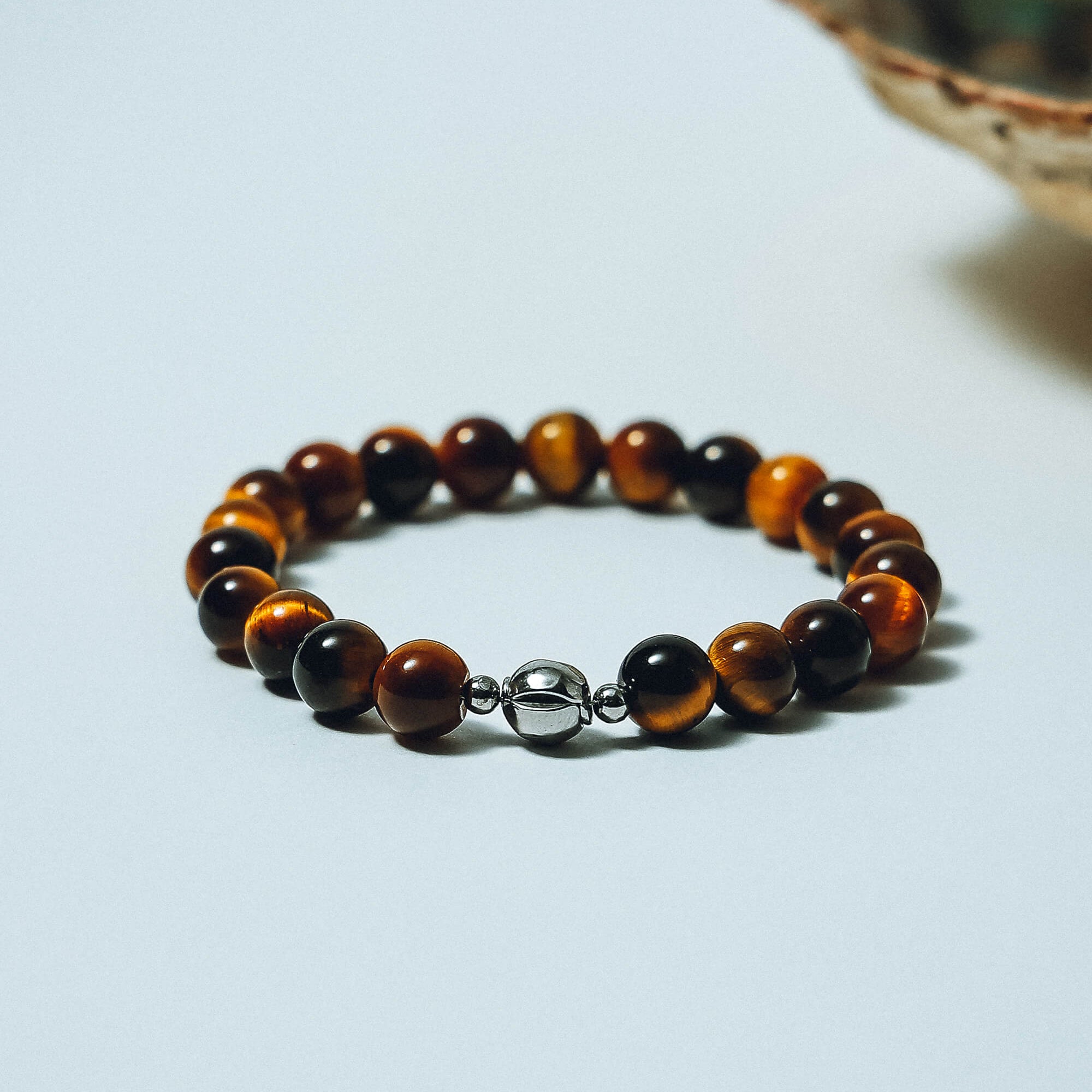Magnetic Clasp Tiger's Eye Bracelet