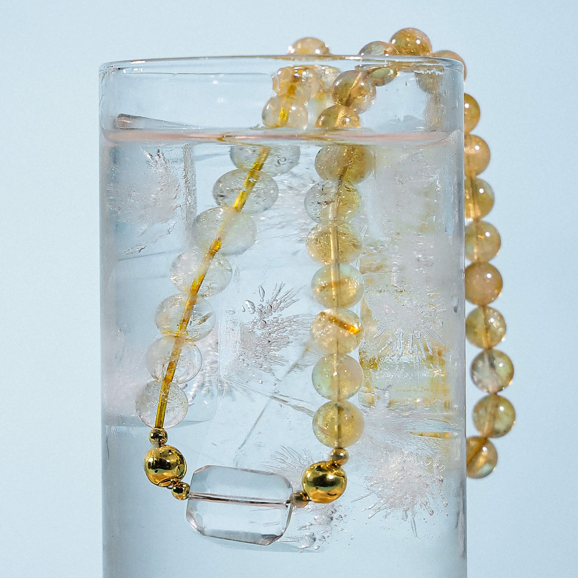 Magnetic Clasp Citrine Necklace