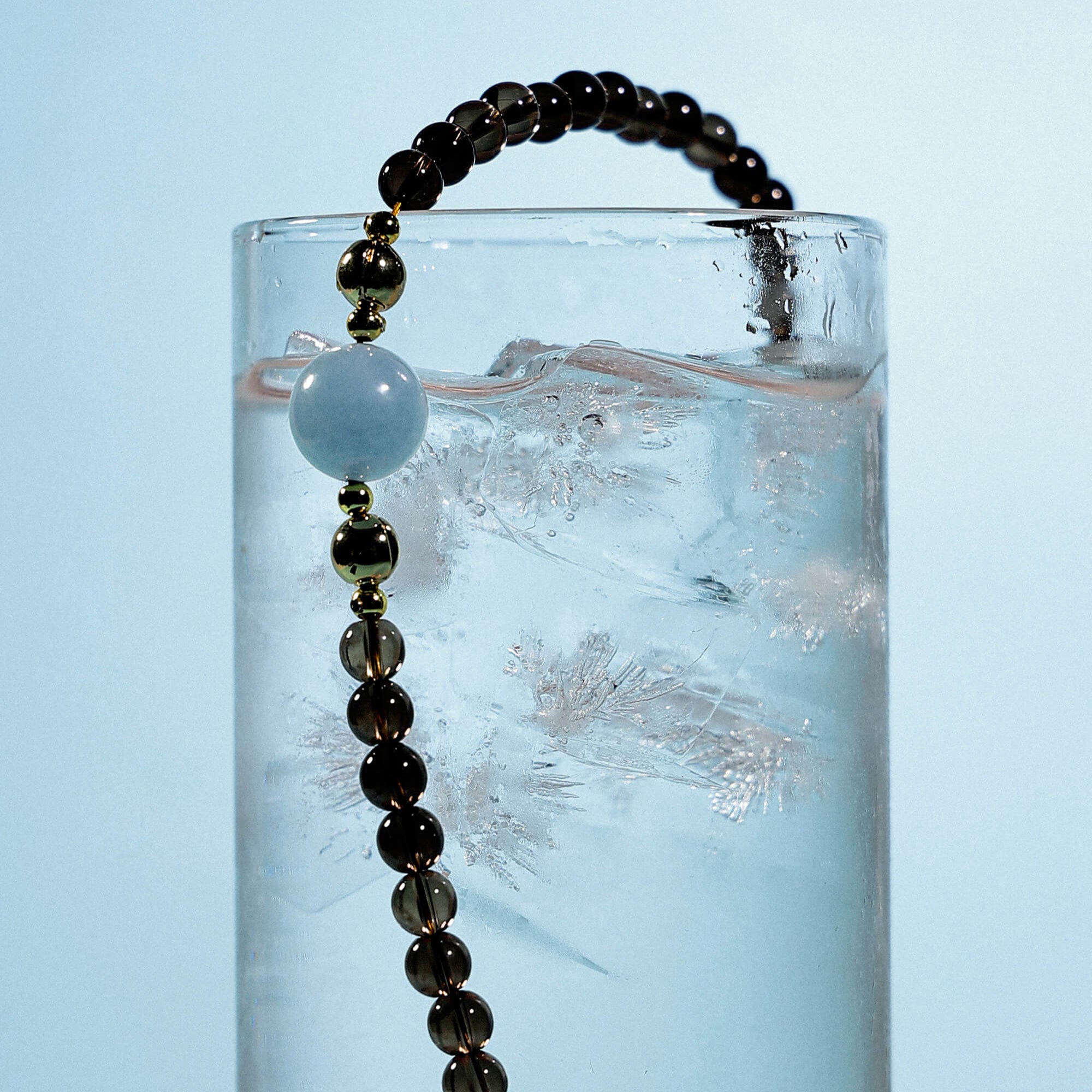 Magnetic Clasp Smoky Quartz Necklace