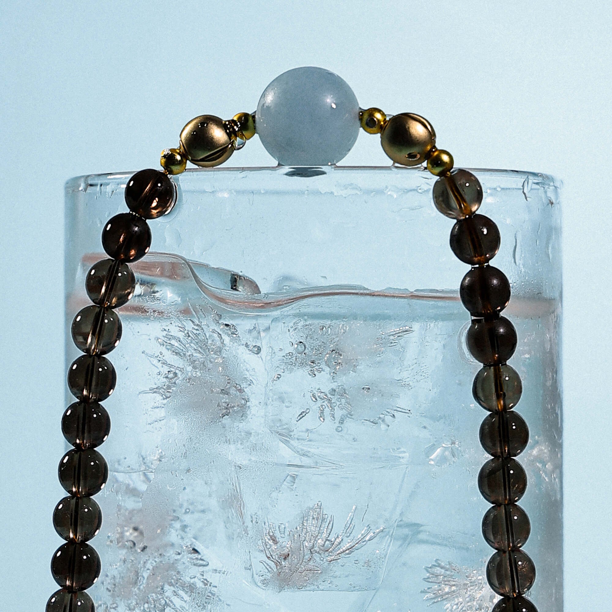 Magnetic Clasp Smoky Quartz Necklace