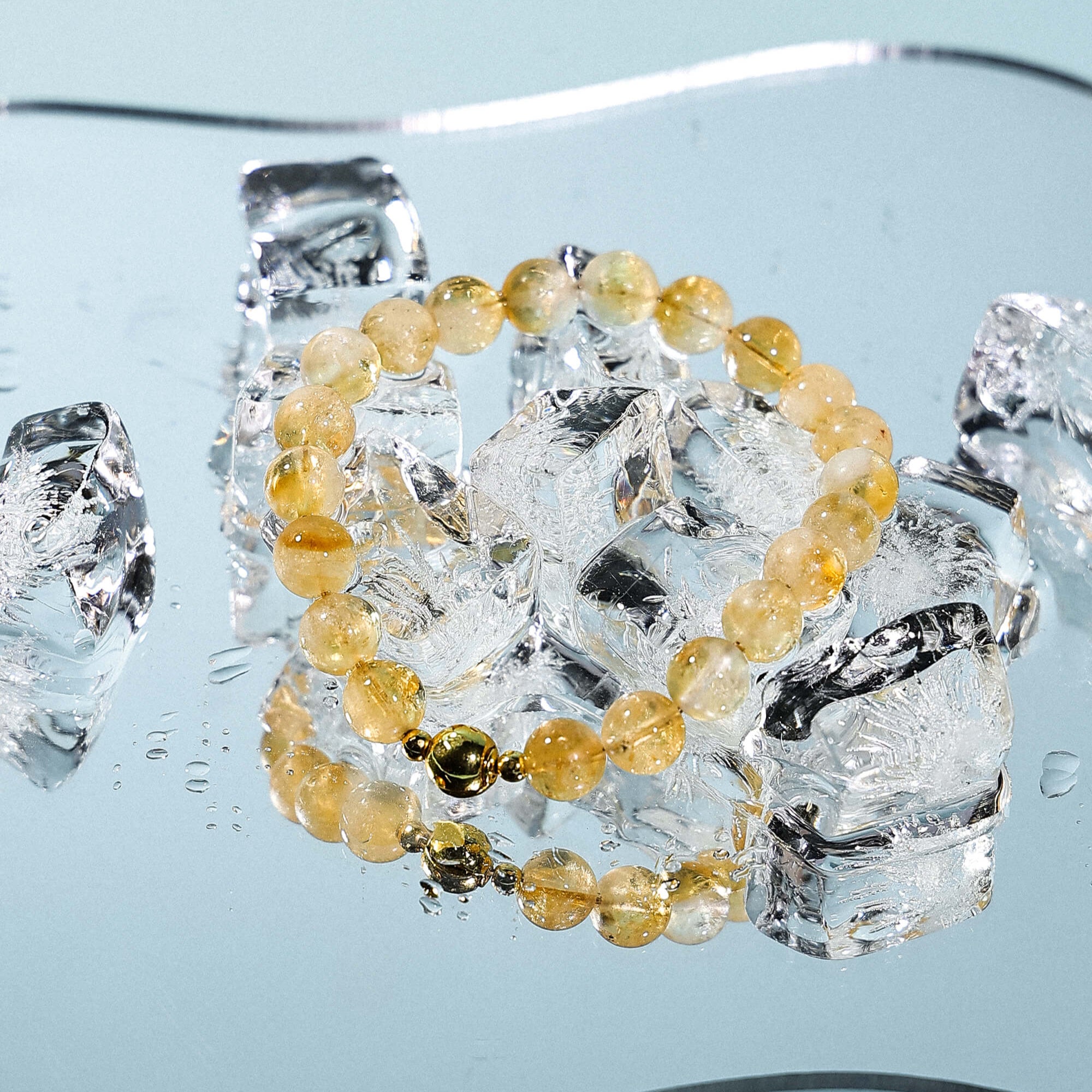 Magnetic Clasp Citrine Bracelet