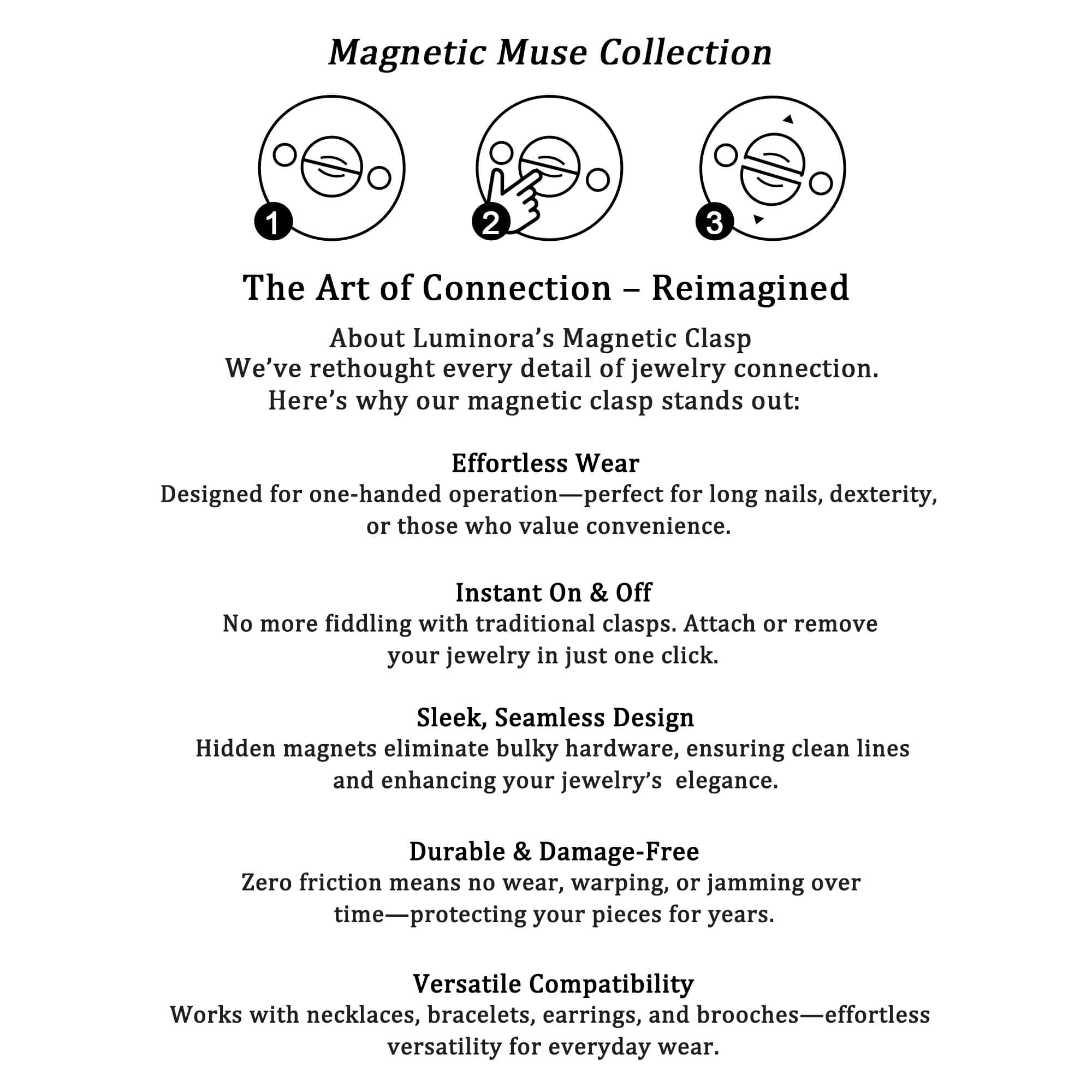 Magnetic Clasp Tiger's Eye Necklace