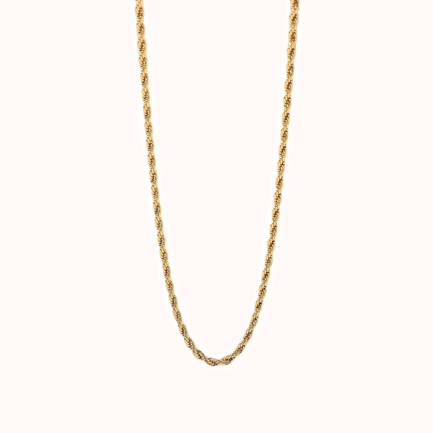 Golden Flow Rope Chain