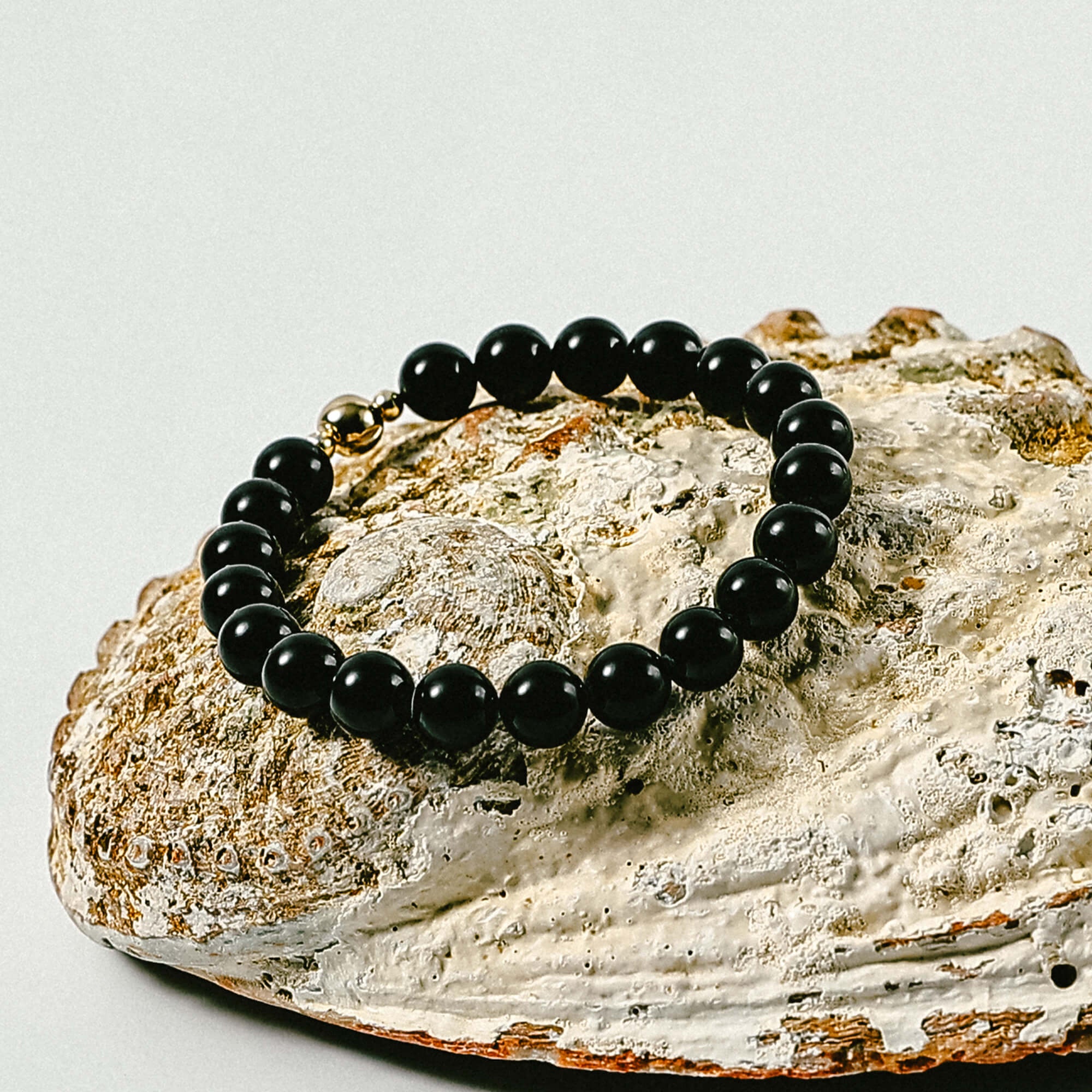 Magnetic Clasp Black Tourmaline Bracelet