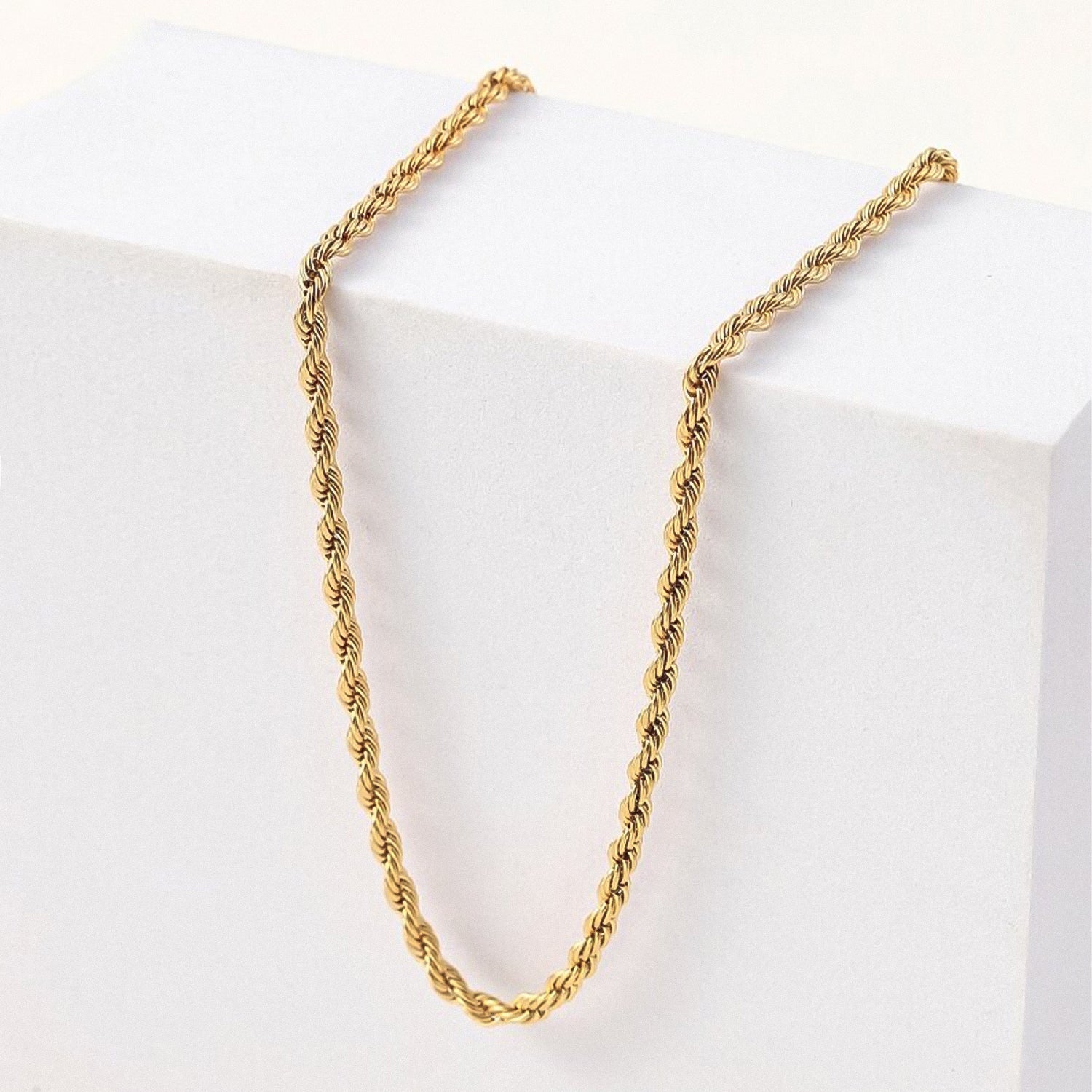 Golden Flow Rope Chain