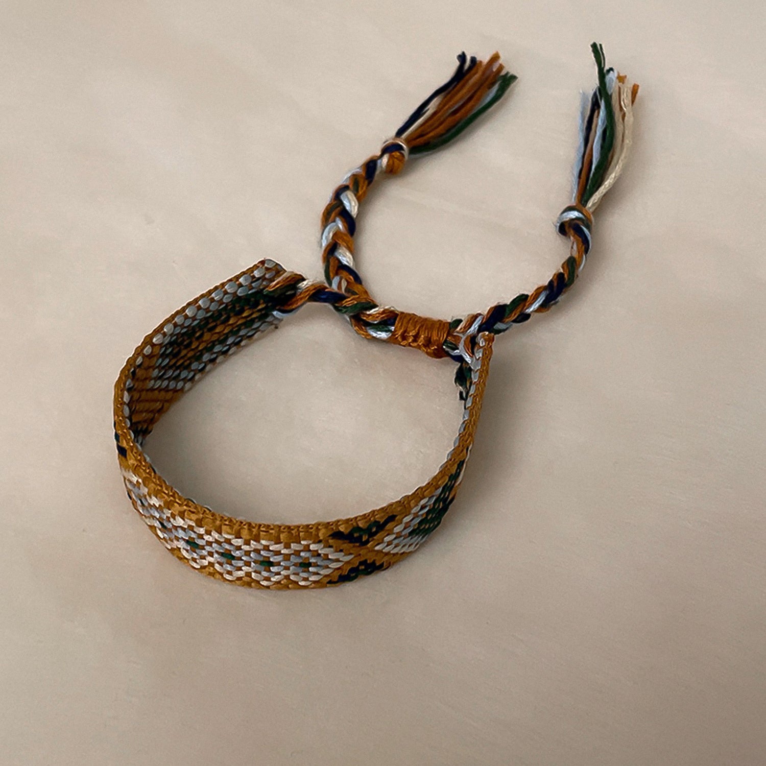 Bohemian hand-woven bracelet