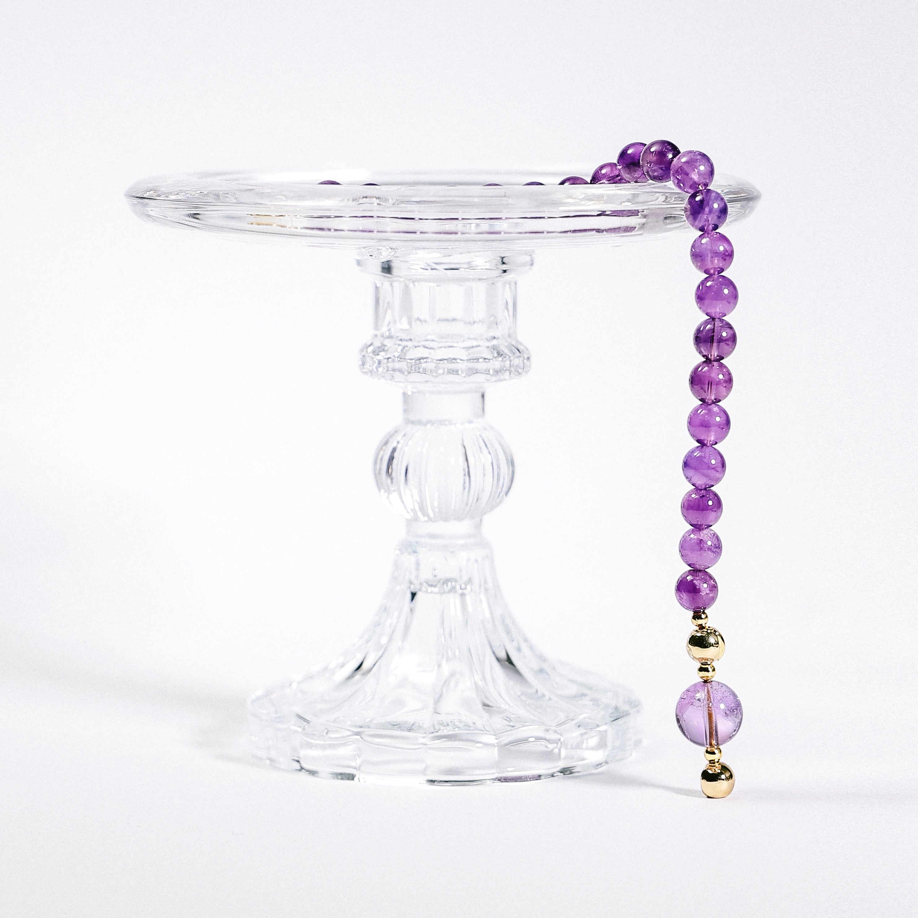 Magnetic Clasp Amethyst Bracelet