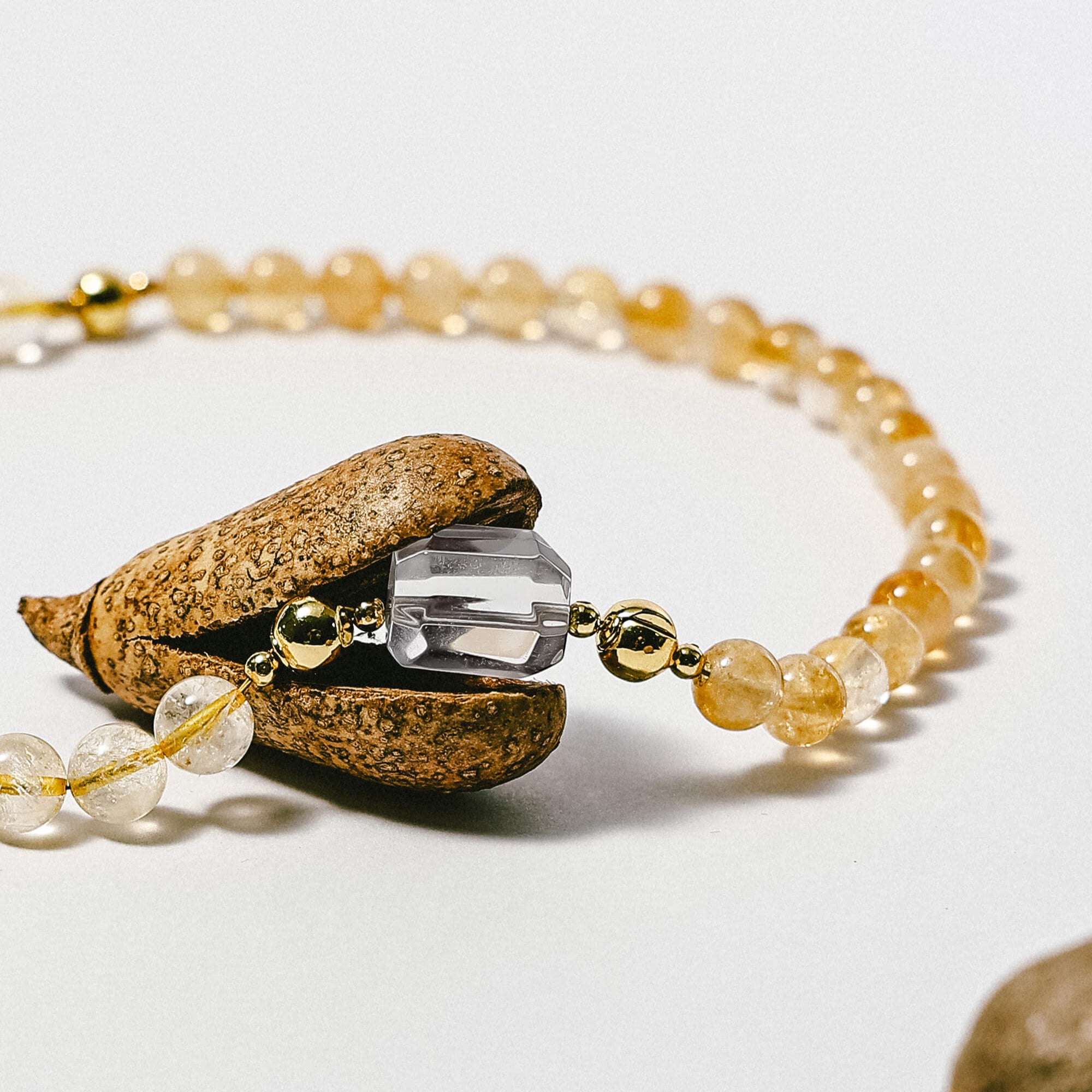 Magnetic Clear Quartz Symbol Piece