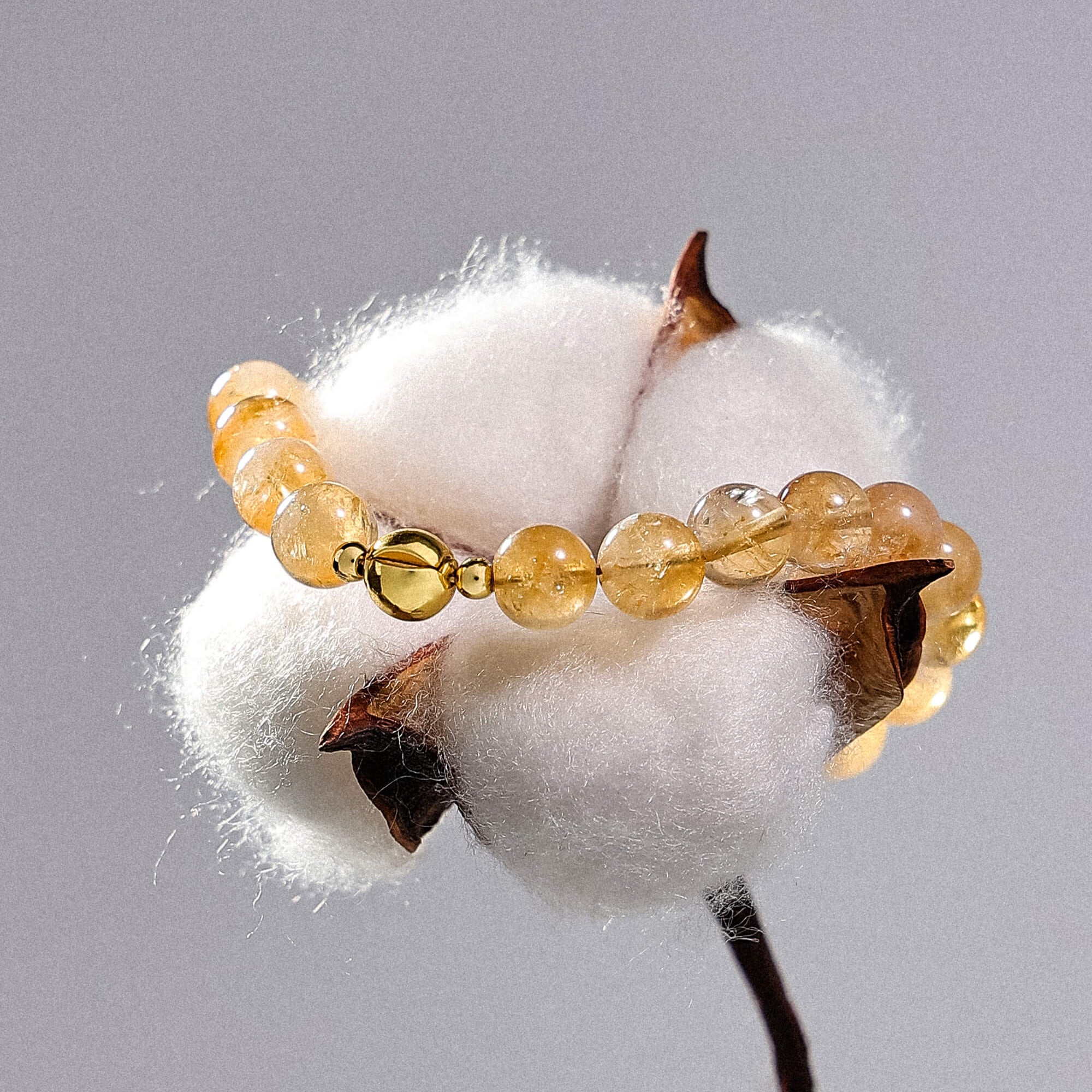 Magnetic Clasp Citrine Bracelet