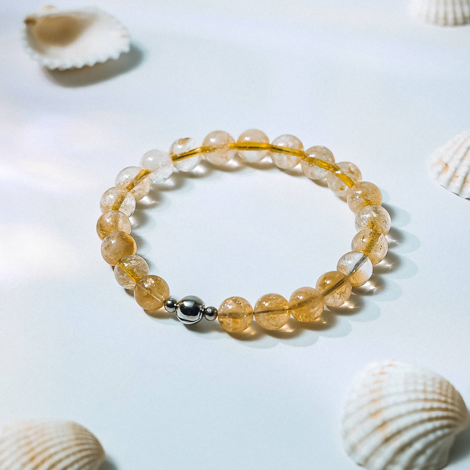 Magnetic Clasp Citrine Bracelet