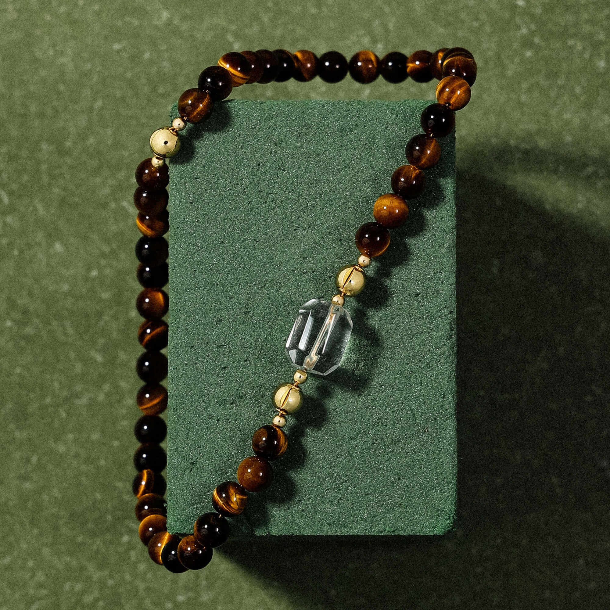 Magnetic Clasp Tiger's Eye Necklace