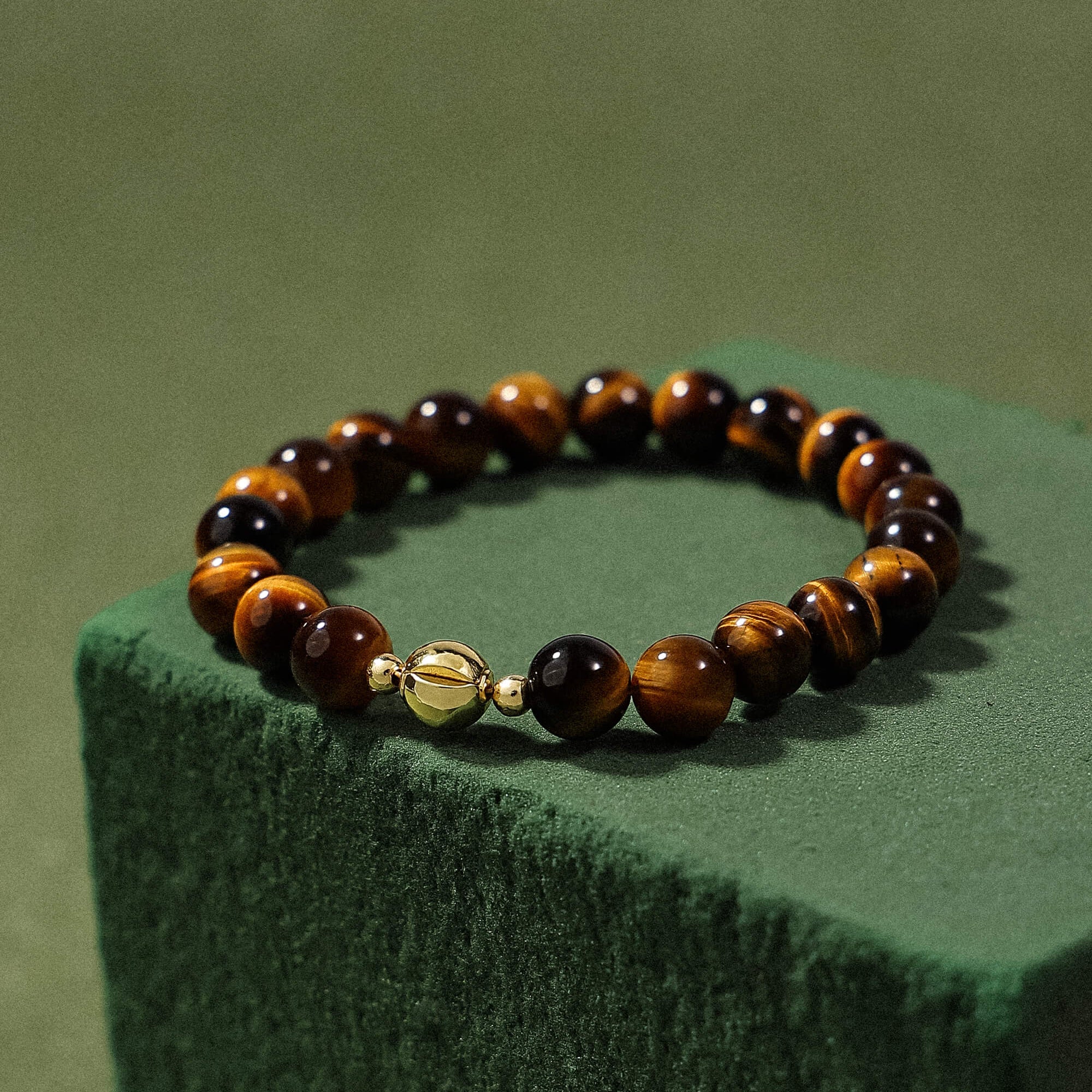 Magnetic Clasp Tiger's Eye Bracelet