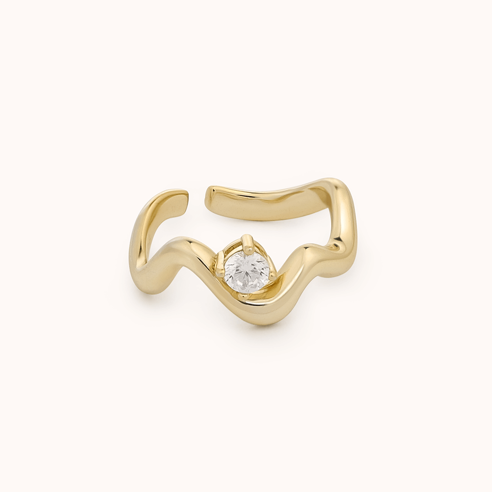 Fluid Curves Ring