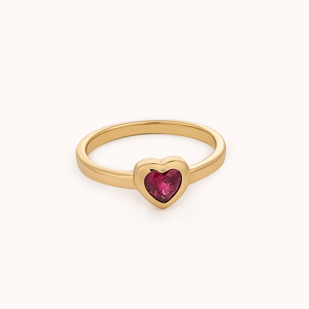 Crimson Heart Ring