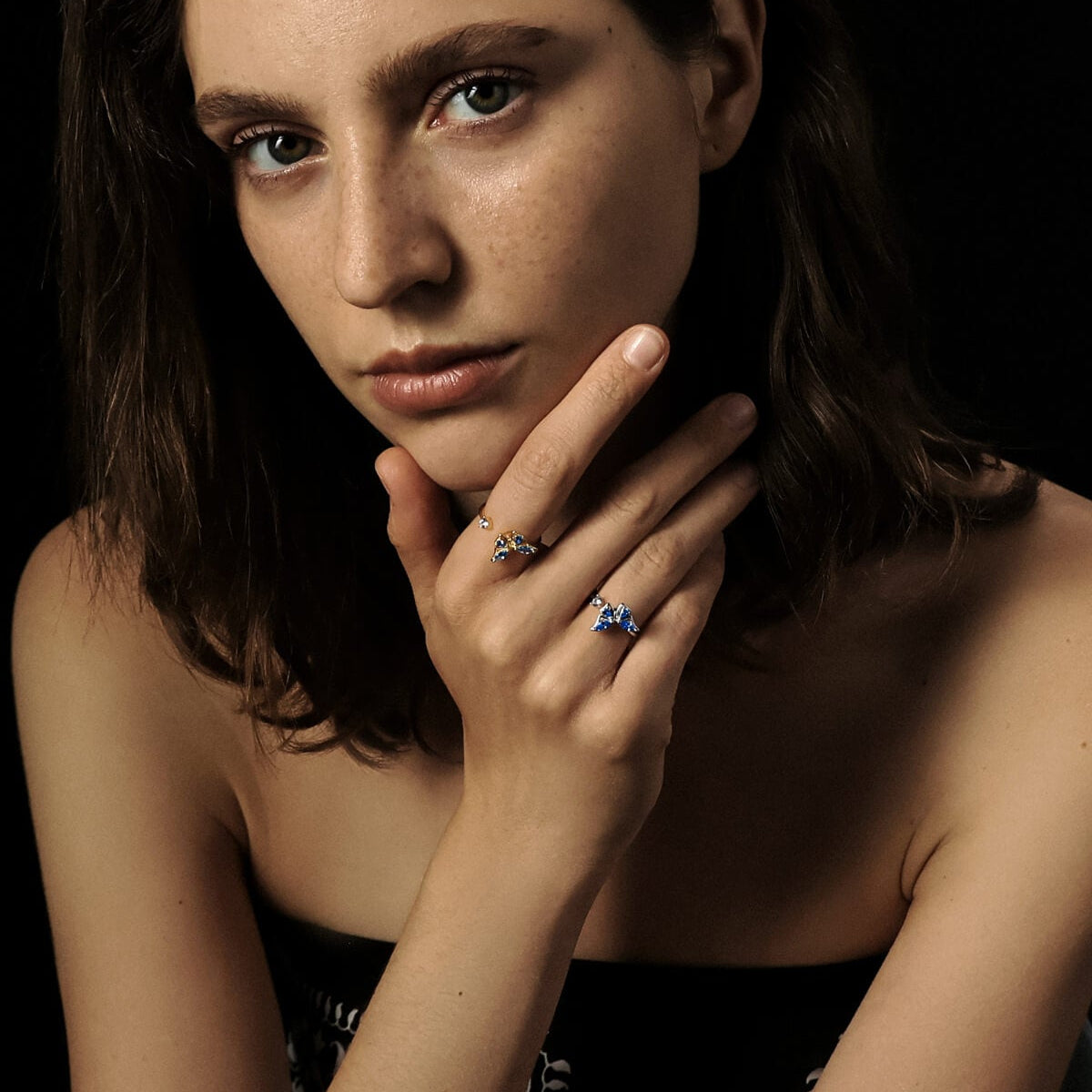 Azure Butterfly Ring