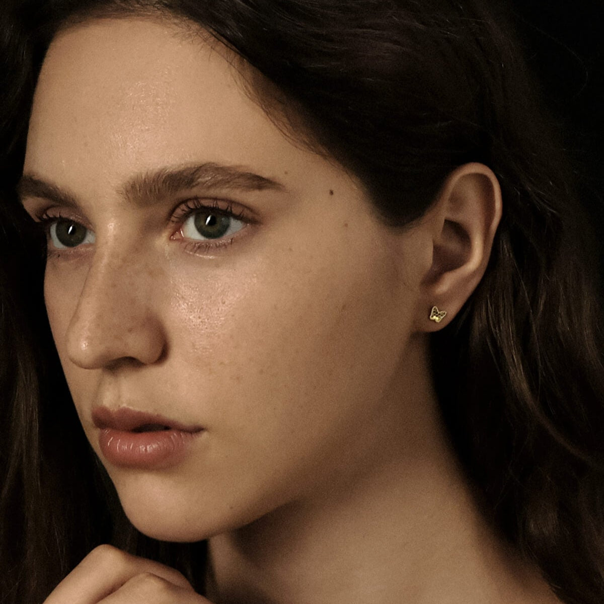 Textured Wings Studs