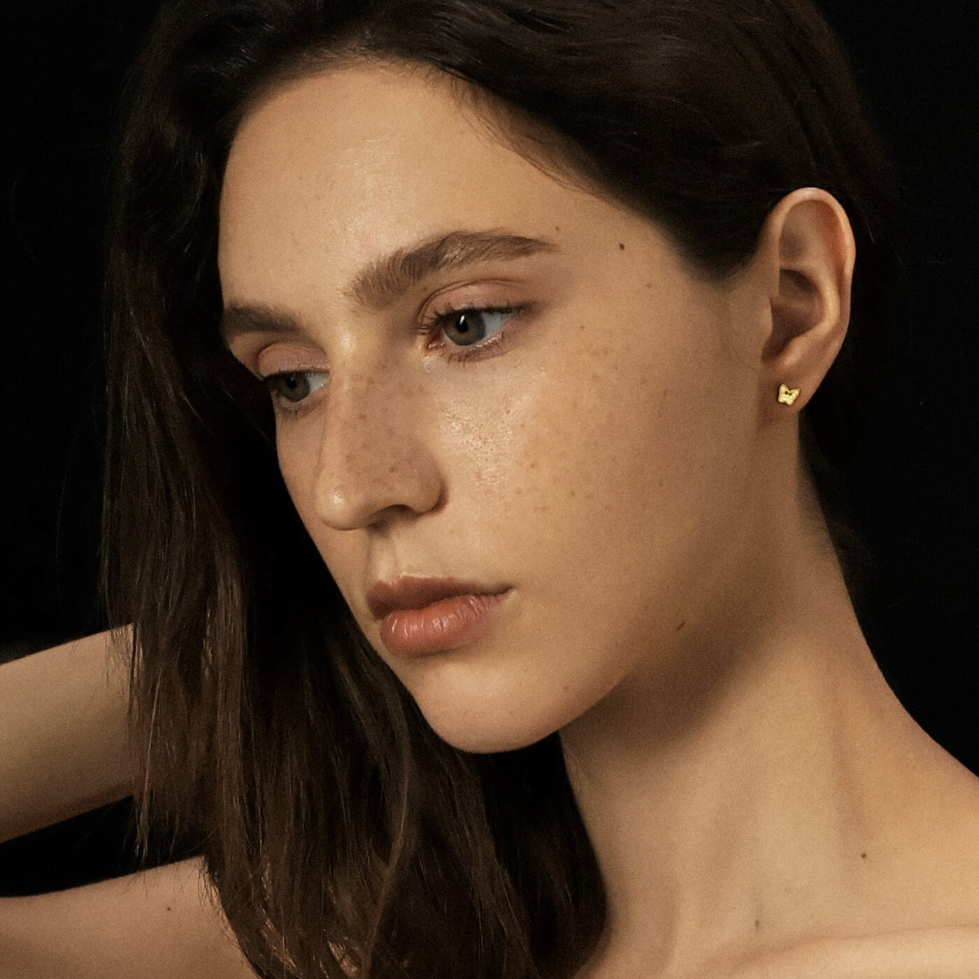 Textured Wings Studs