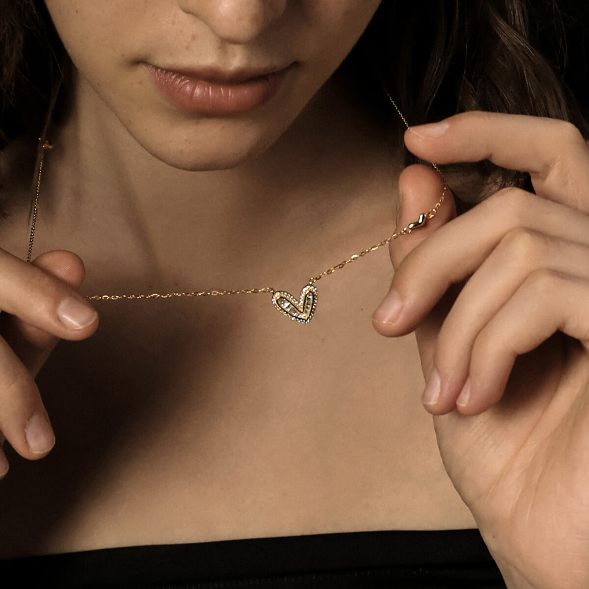 Dual Hearts Necklace