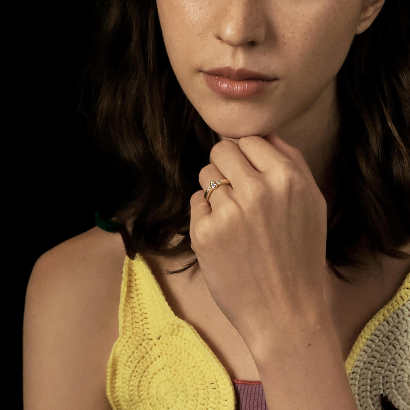 Droplet Elegance Ring