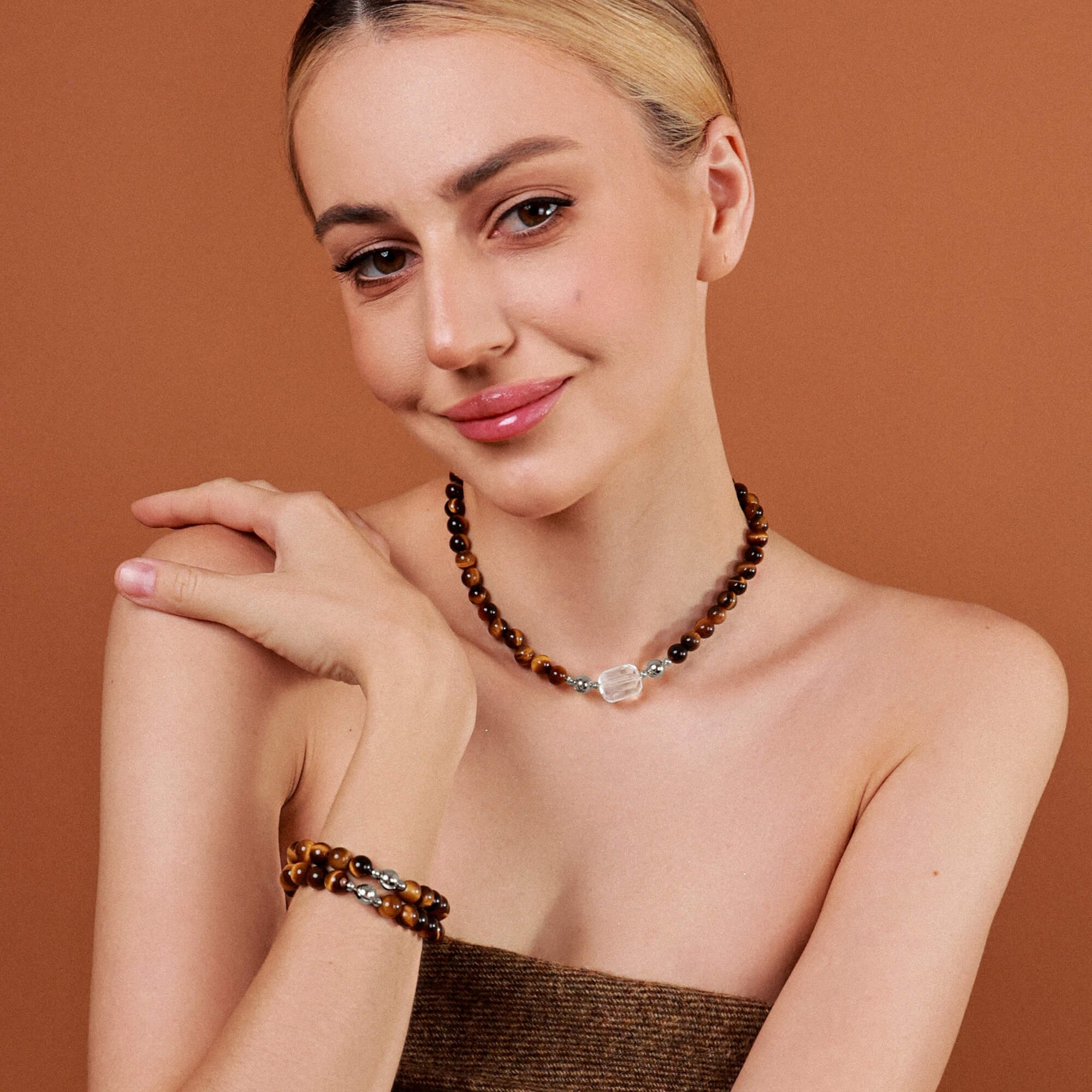 Magnetic Clear Quartz Symbol Piece