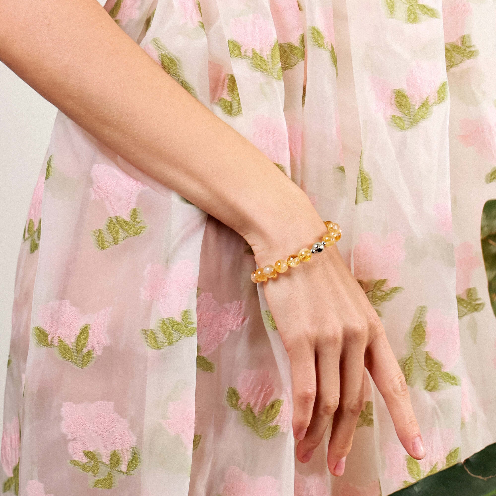 Magnetic Clasp Citrine Bracelet