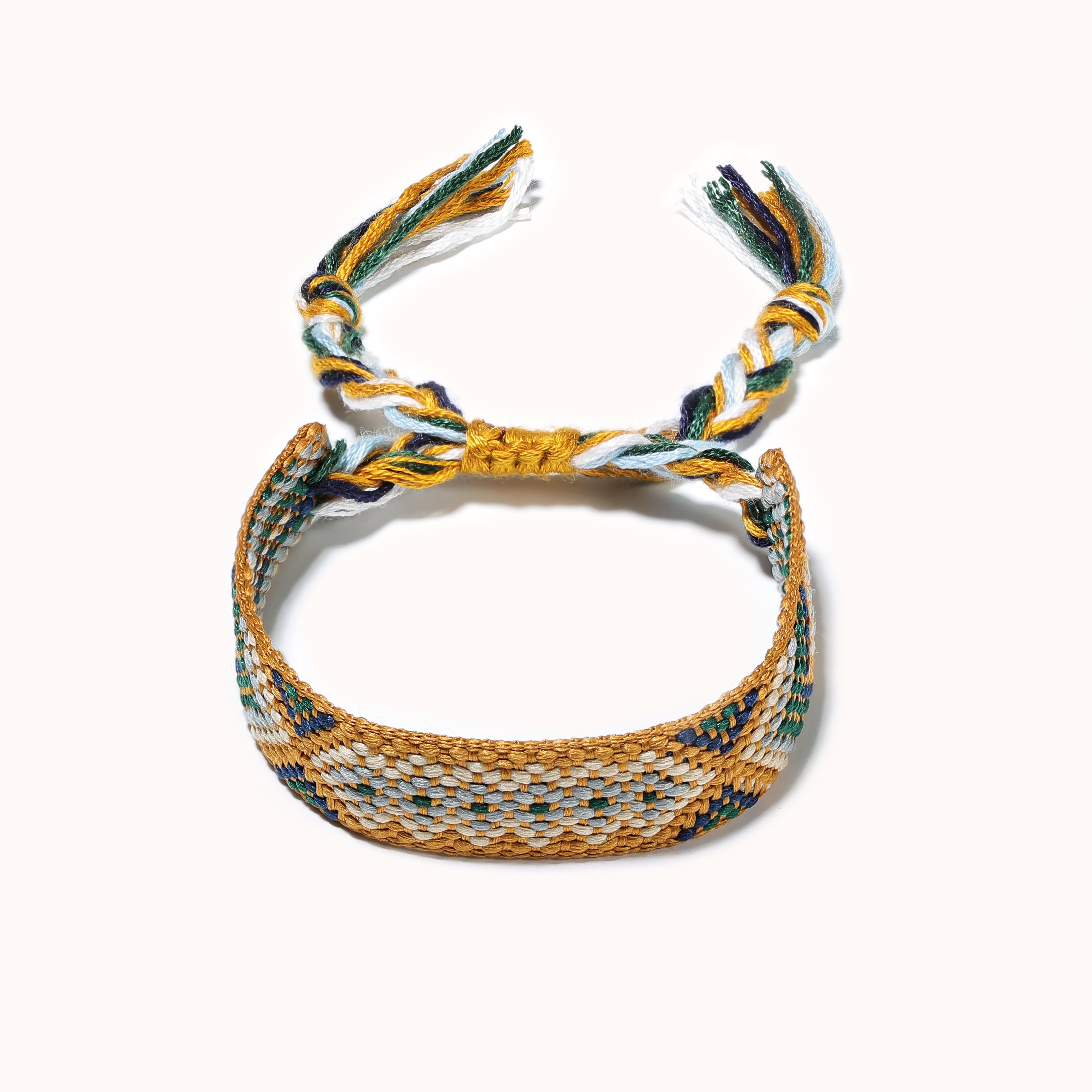 Bohemian hand-woven bracelet