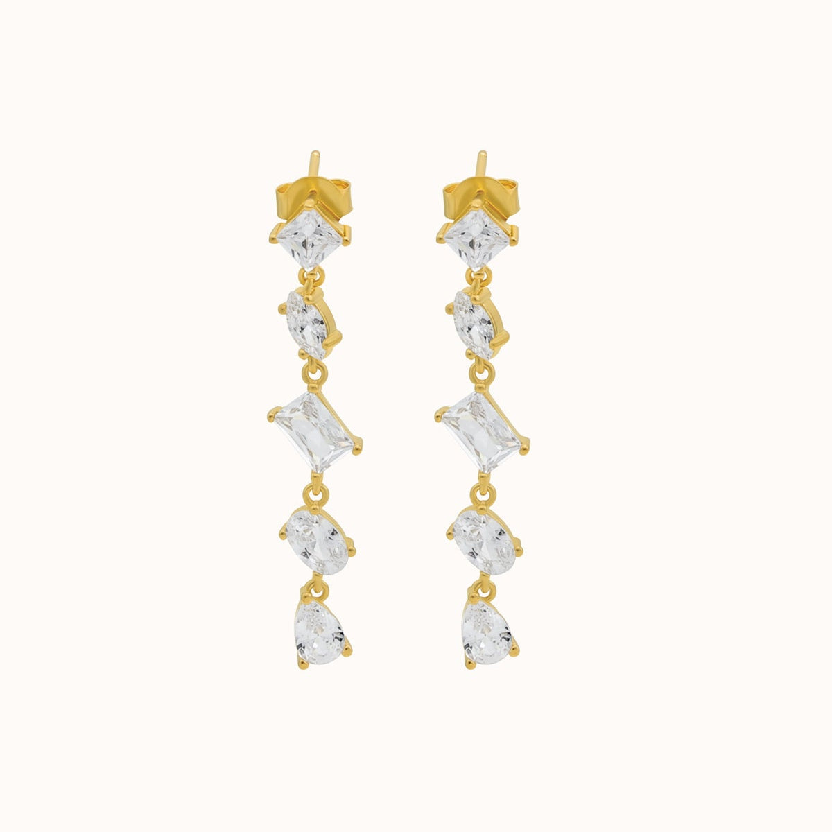 Echo of Cascading Lustre Earrings