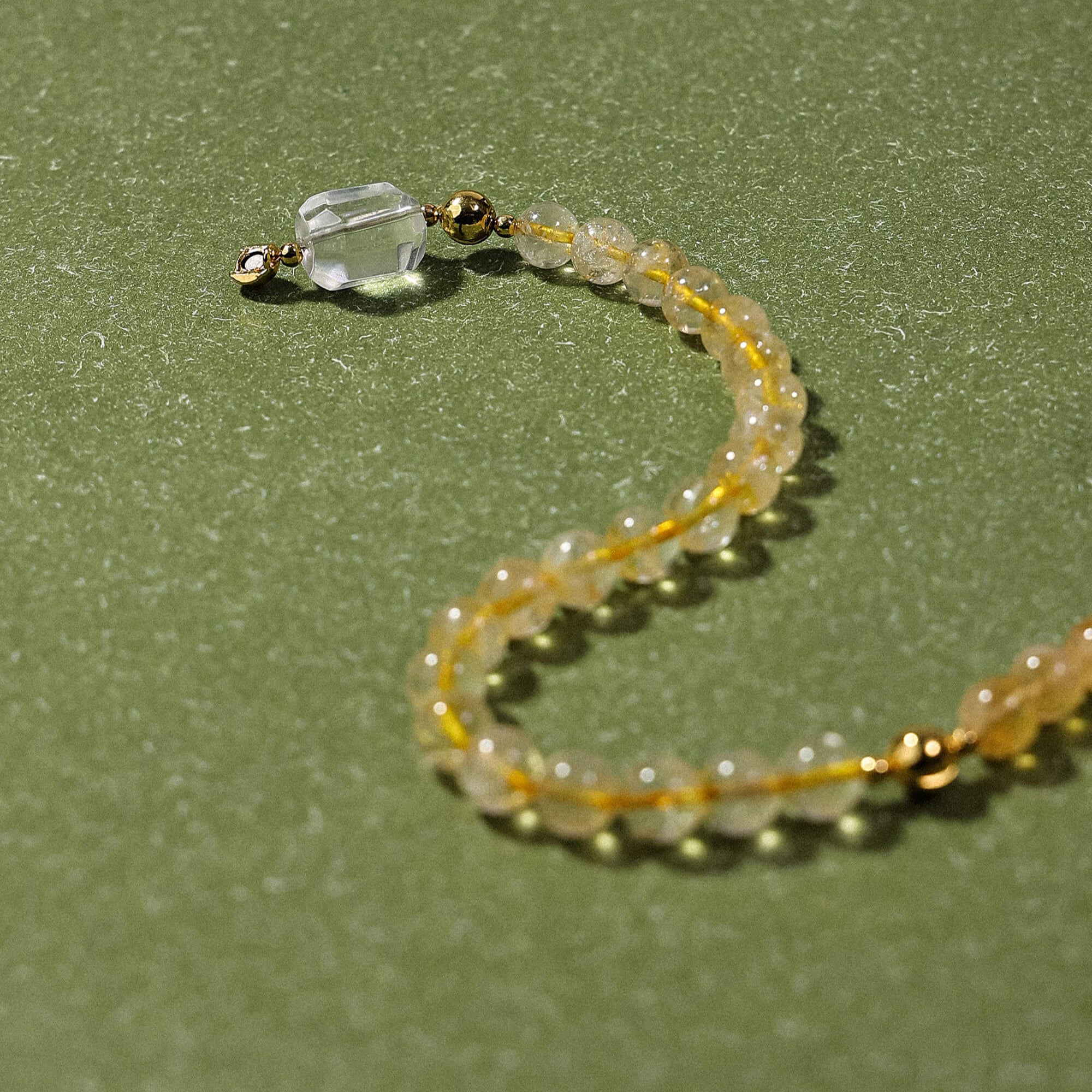 Magnetic Clasp Citrine Necklace