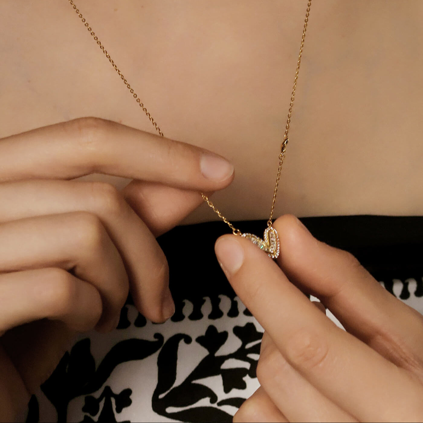 Dual Hearts Necklace