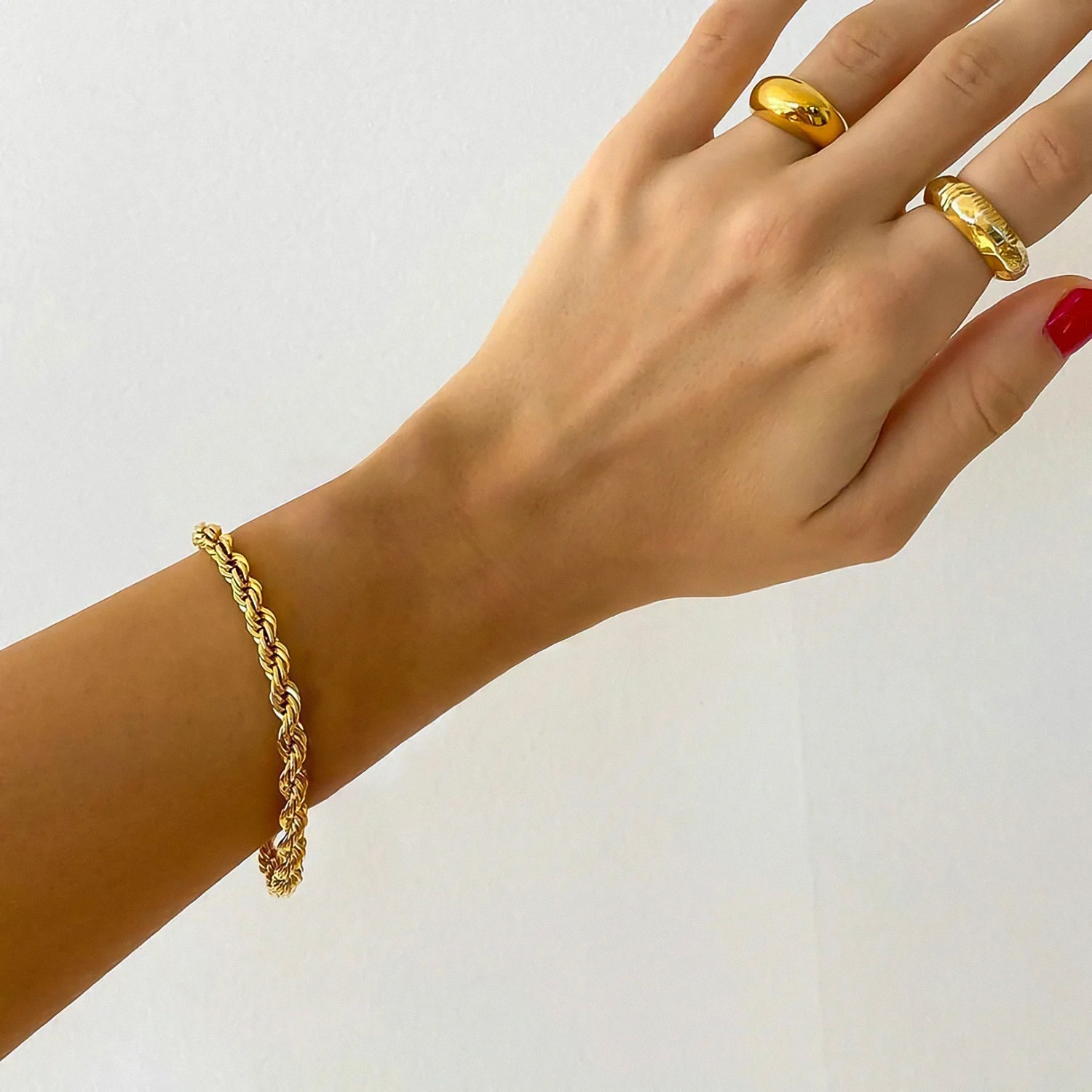 Golden Twist Bracelet