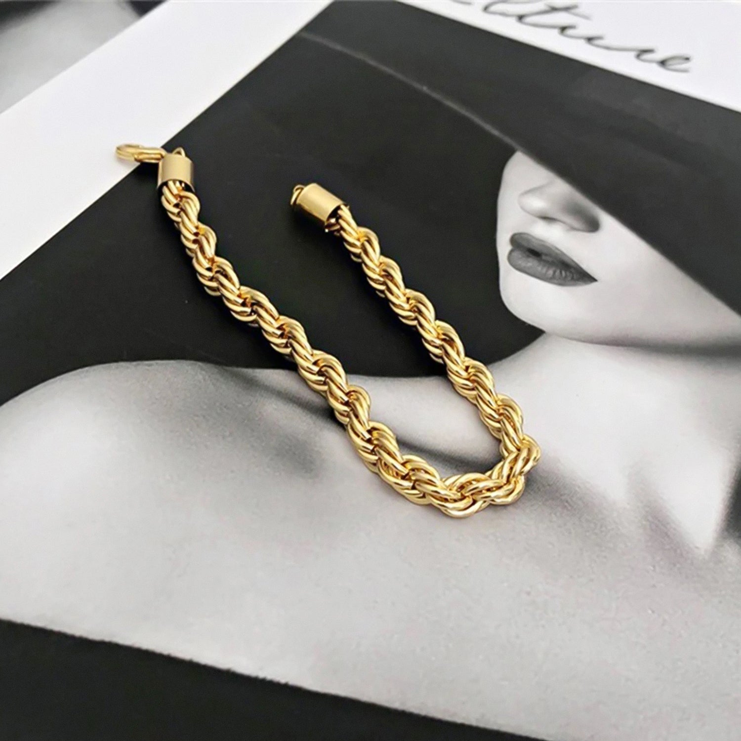 Golden Twist Bracelet