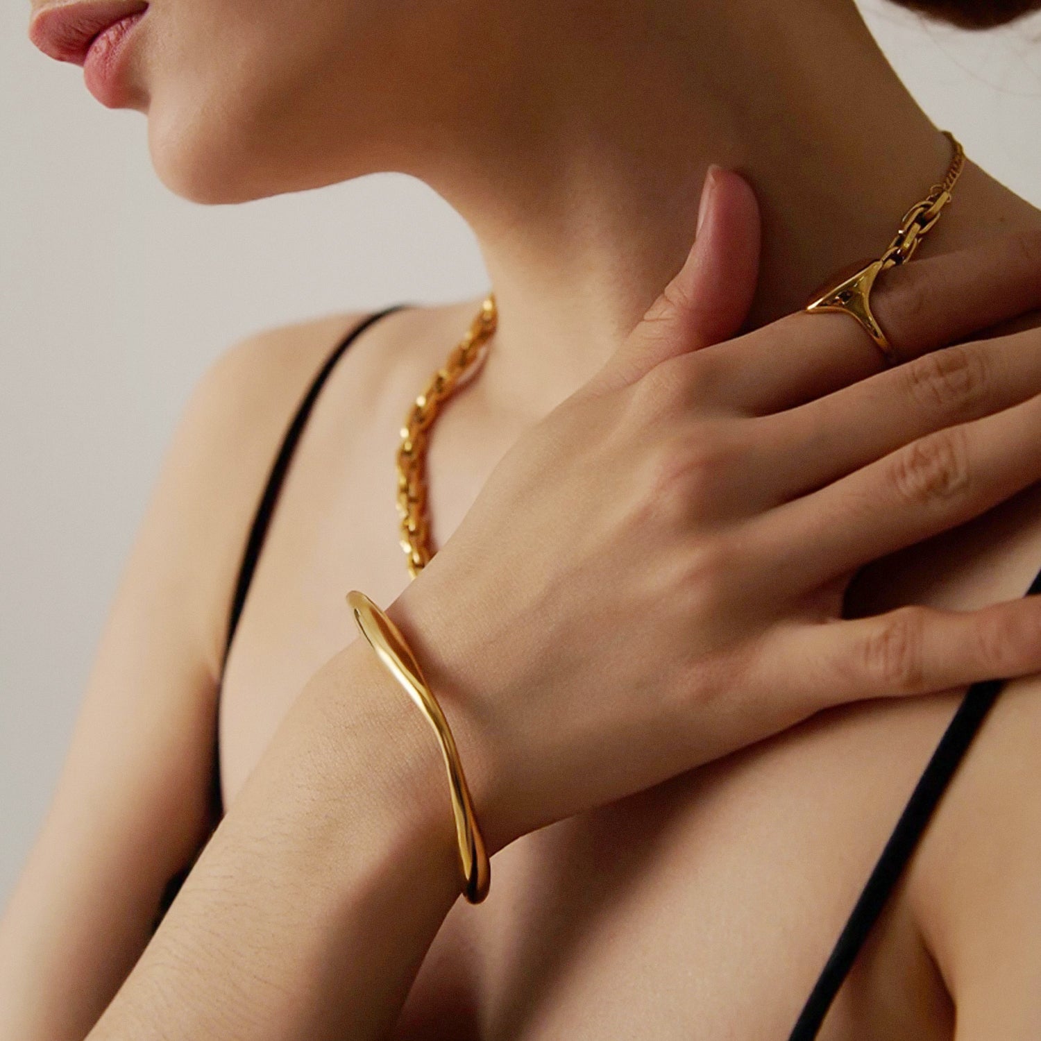 Melted Light Cuff