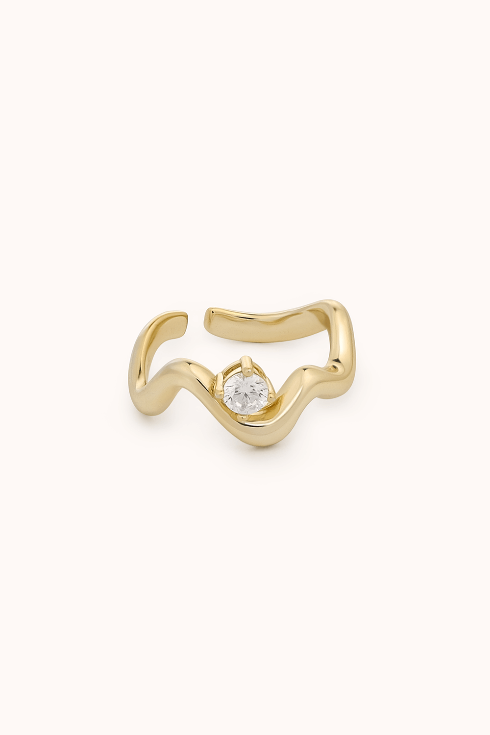 Fluid Curves Ring
