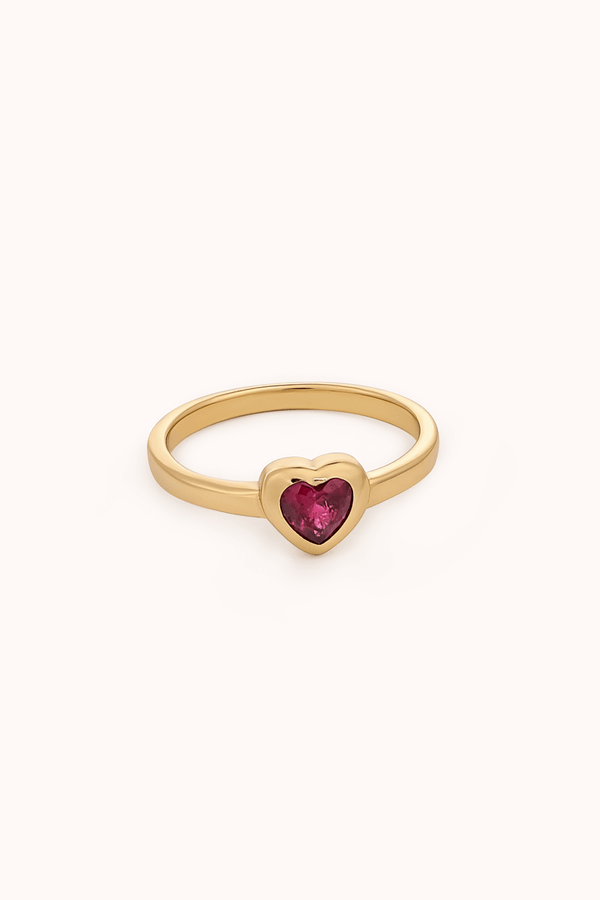 Crimson Heart Ring