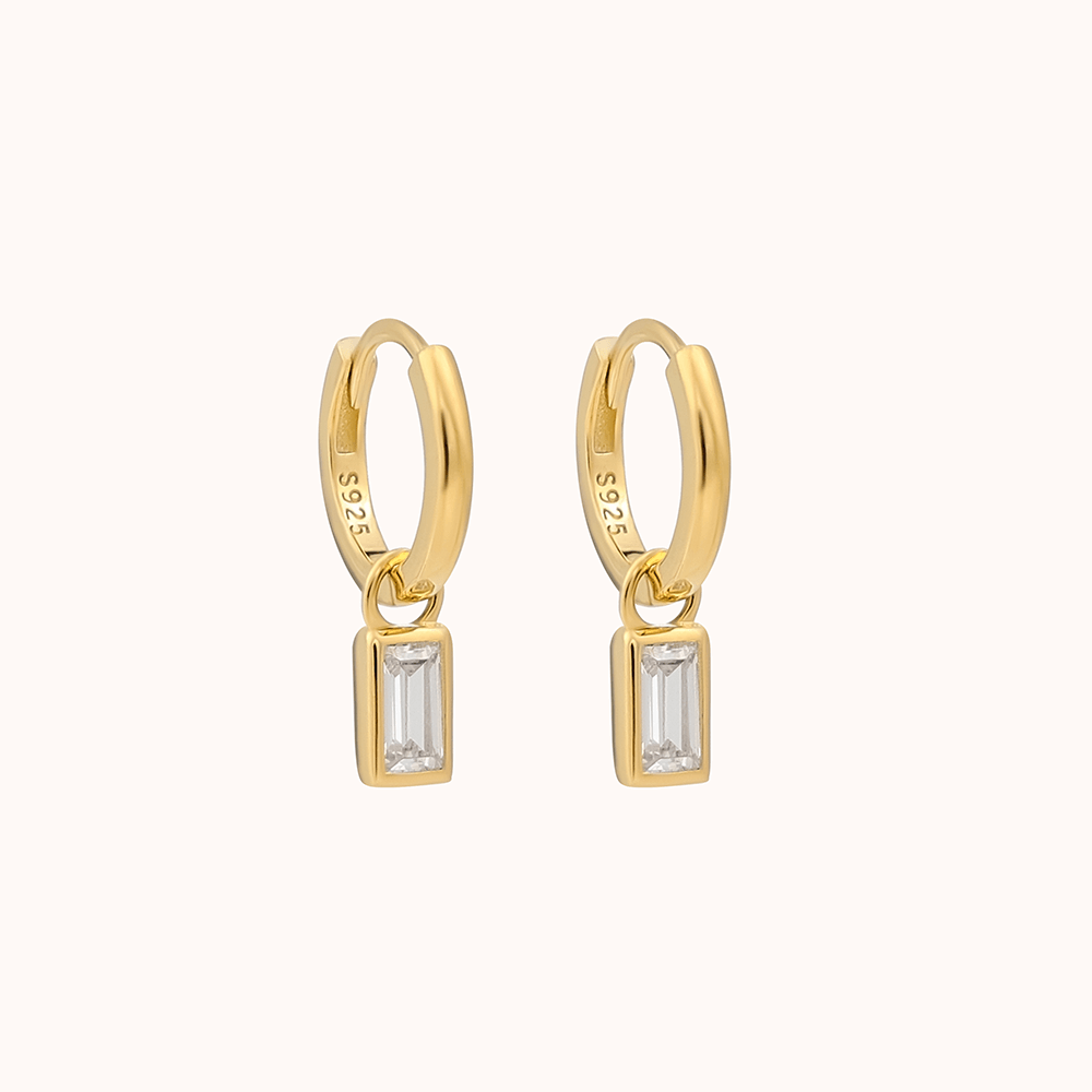 Frost Pendant Hoops