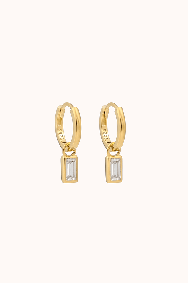 Frost Pendant Hoops