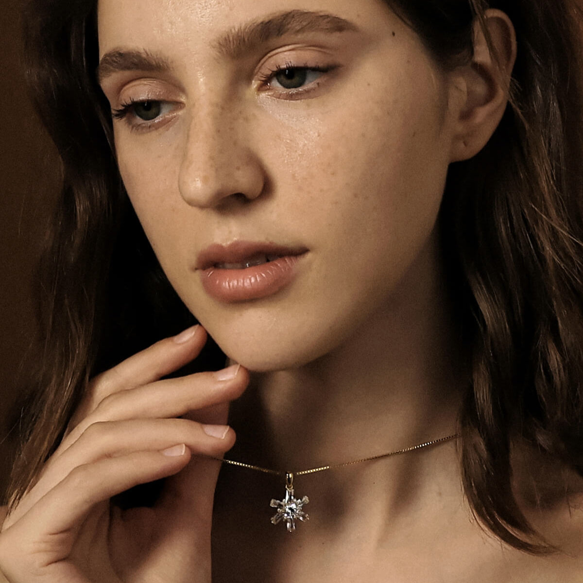 Echo of Crystalline Fractal Necklace