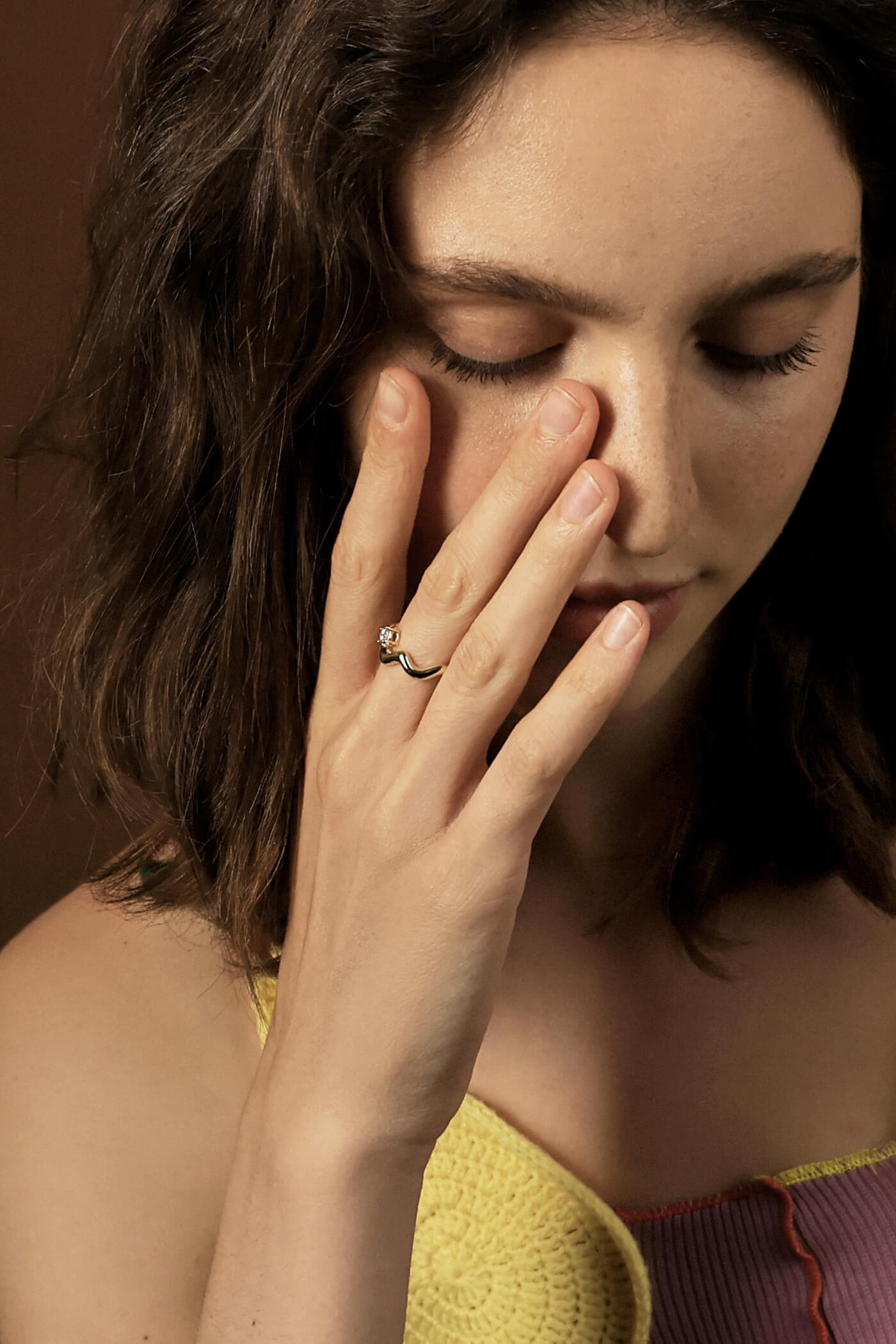 Fluid Curves Ring