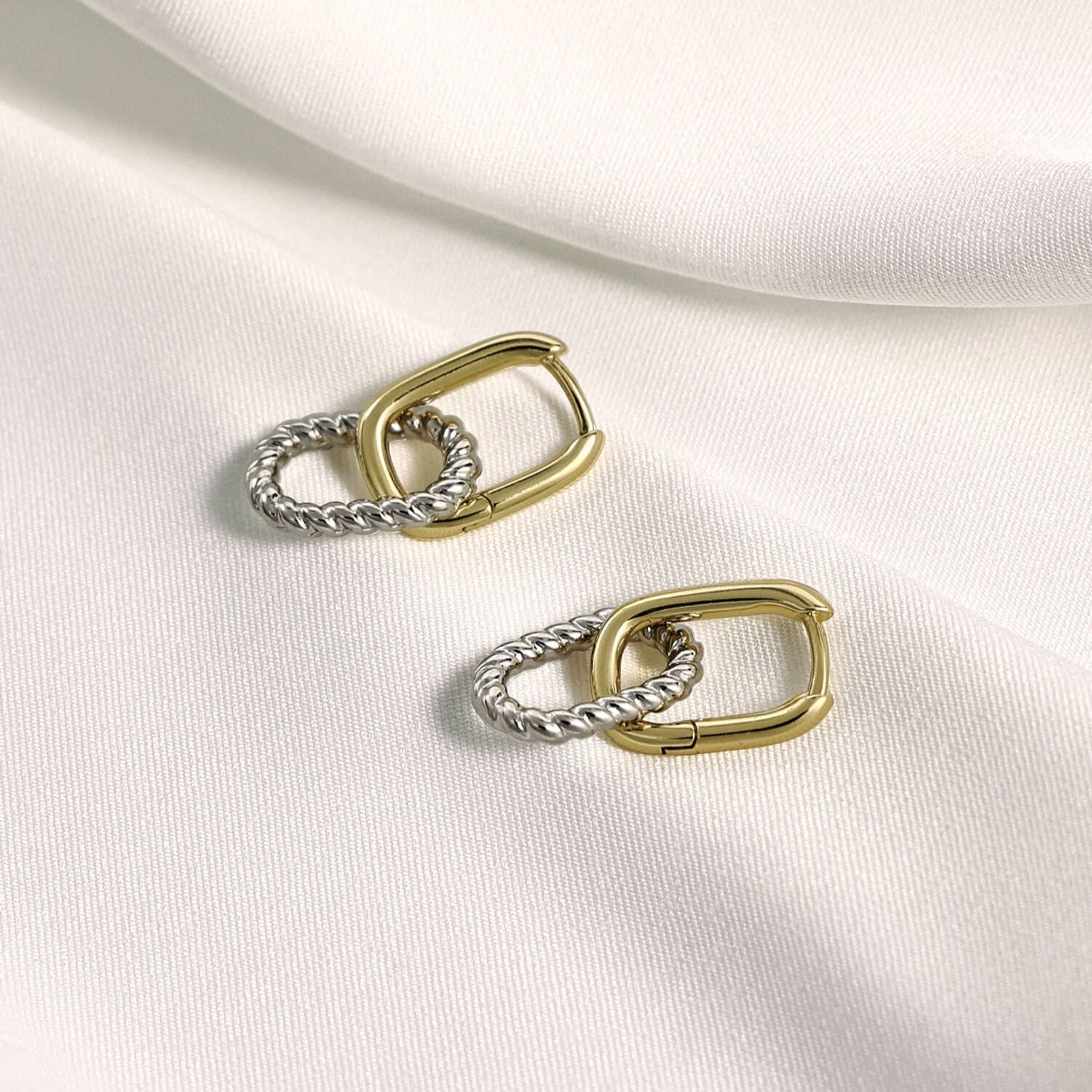 18k Yellow Gold & Silver
