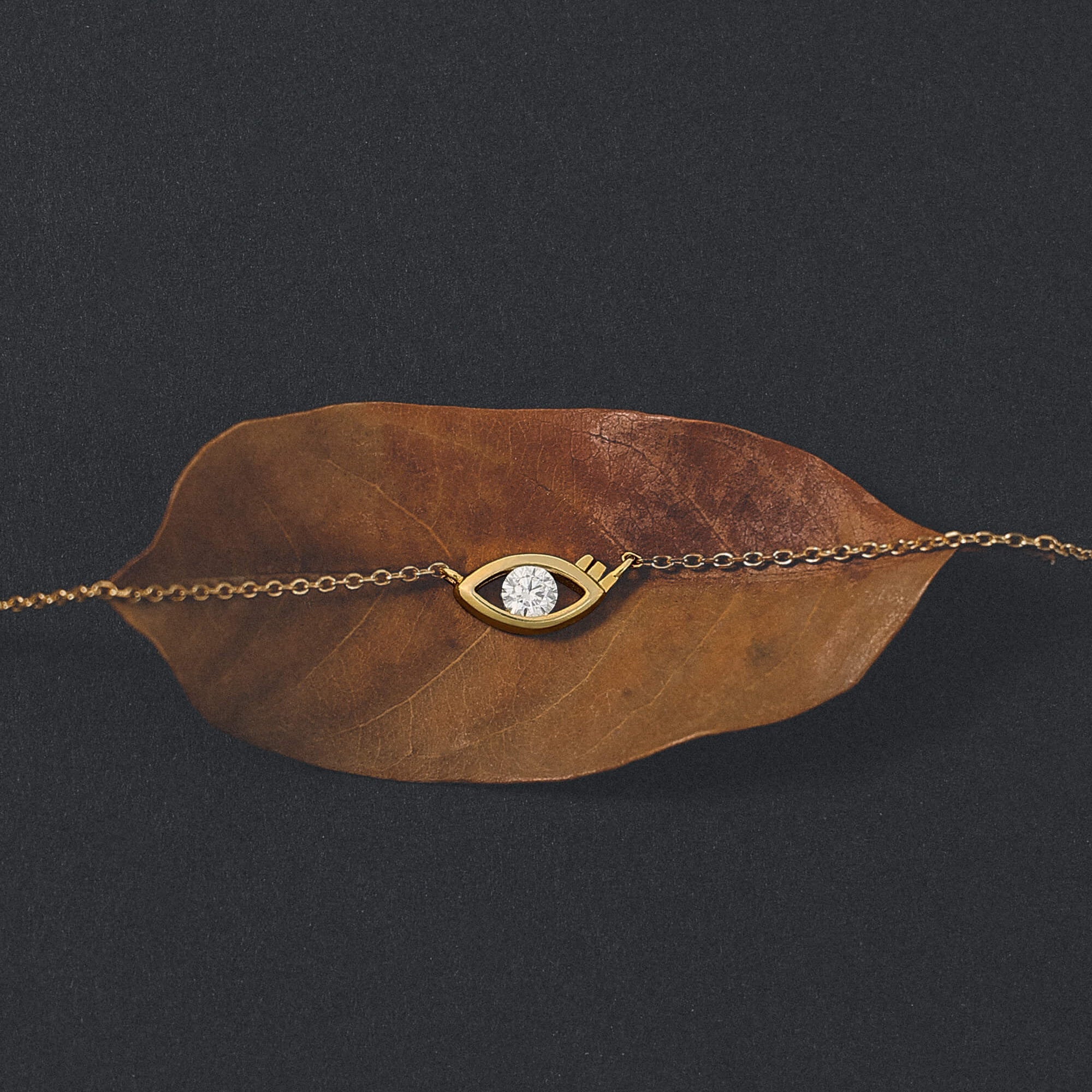 Golden Eye  Necklace