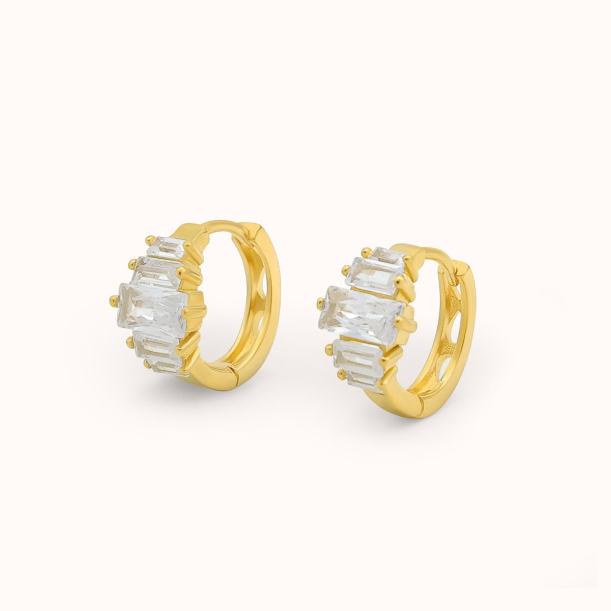 Echo of Checkered Light 
Earrings